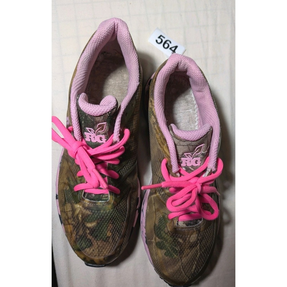 REALTREE GIRL Mamba Camo Pink Sneakers Hunting Hiking Shoes Women's Size 8M